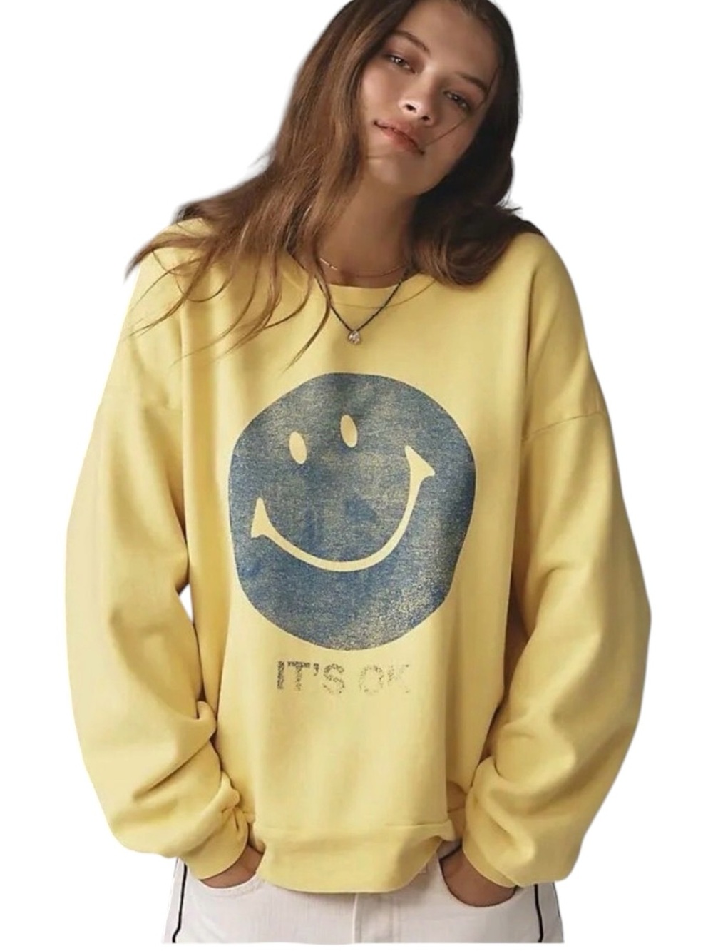 MOTHER The Drop Square Crew Neck
Sweatshirt Oversized